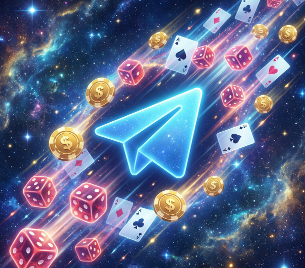 Explorez les récompenses cosmiques avec Casino Rocket sur Telegram !