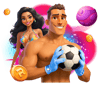 BGAMING MILLION DROPS : LUCKY LEAGUE